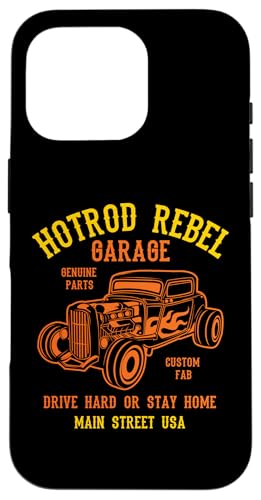 Hotrod Rebel Automotive Nostalgie Old Car Design Hülle für iPhone 16 Pro Hotrod Rebel Automotive Nostalgie Old Car Design Hülle für iPhone 16 Pro von Awesome Classic Hotrod Car Designs and Souvenirs