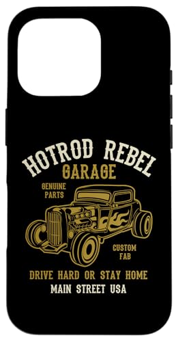 Hotrod Rebel Automotive Nostalgie Old Car Design Hülle für iPhone 16 Pro Hotrod Rebel Automotive Nostalgie Old Car Design Hülle für iPhone 16 Pro von Awesome Classic Hotrod Car Designs and Souvenirs