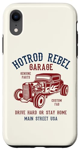 Hotrod Rebel Automotive Nostalgie Old Car Design Hülle für iPhone XR Hotrod Rebel Automotive Nostalgie Old Car Design Hülle für iPhone XR von Awesome Classic Hotrod Car Designs and Souvenirs