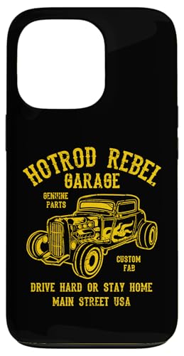 Hotrod Rebel Automotive Nostalgie Old Car Distressed Design Hülle für iPhone 13 Pro Hotrod Rebel Automotive Nostalgie Old Car Distressed Design Hülle für iPhone 13 Pro von Awesome Classic Hotrod Car Designs and Souvenirs