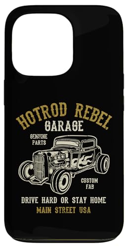 Hotrod Rebel Automotive Nostalgie Old Car Distressed Design Hülle für iPhone 13 Pro Hotrod Rebel Automotive Nostalgie Old Car Distressed Design Hülle für iPhone 13 Pro von Awesome Classic Hotrod Car Designs and Souvenirs