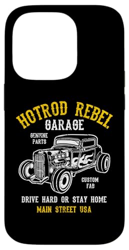 Hotrod Rebel Automotive Nostalgie Old Car Distressed Design Hülle für iPhone 14 Pro Hotrod Rebel Automotive Nostalgie Old Car Distressed Design Hülle für iPhone 14 Pro von Awesome Classic Hotrod Car Designs and Souvenirs