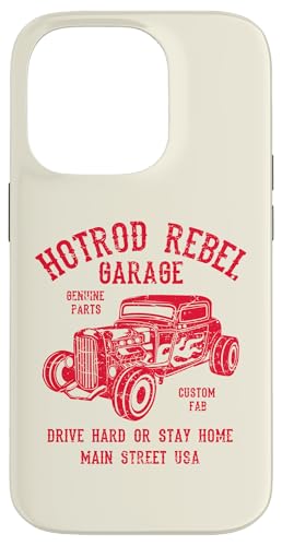 Hotrod Rebel Automotive Nostalgie Old Car Distressed Design Hülle für iPhone 14 Pro Hotrod Rebel Automotive Nostalgie Old Car Distressed Design Hülle für iPhone 14 Pro von Awesome Classic Hotrod Car Designs and Souvenirs