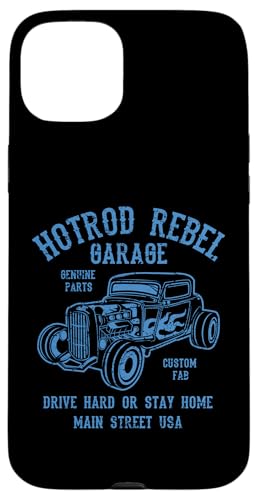 Hotrod Rebel Automotive Nostalgie Old Car Distressed Design Hülle für iPhone 15 Plus Hotrod Rebel Automotive Nostalgie Old Car Distressed Design Hülle für iPhone 15 Plus von Awesome Classic Hotrod Car Designs and Souvenirs