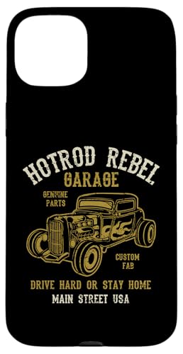 Hotrod Rebel Automotive Nostalgie Old Car Distressed Design Hülle für iPhone 15 Plus Hotrod Rebel Automotive Nostalgie Old Car Distressed Design Hülle für iPhone 15 Plus von Awesome Classic Hotrod Car Designs and Souvenirs