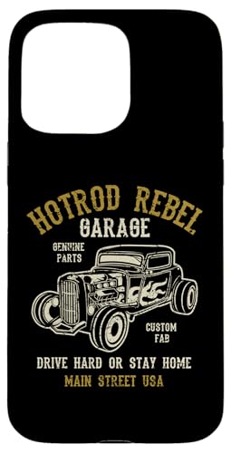 Hotrod Rebel Automotive Nostalgie Old Car Distressed Design Hülle für iPhone 15 Pro Max Hotrod Rebel Automotive Nostalgie Old Car Distressed Design Hülle für iPhone 15 Pro Max von Awesome Classic Hotrod Car Designs and Souvenirs