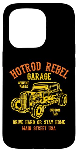 Hotrod Rebel Automotive Nostalgie Old Car Distressed Design Hülle für iPhone 15 Pro Hotrod Rebel Automotive Nostalgie Old Car Distressed Design Hülle für iPhone 15 Pro von Awesome Classic Hotrod Car Designs and Souvenirs