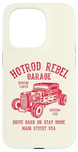 Hotrod Rebel Automotive Nostalgie Old Car Distressed Design Hülle für iPhone 15 Pro Hotrod Rebel Automotive Nostalgie Old Car Distressed Design Hülle für iPhone 15 Pro von Awesome Classic Hotrod Car Designs and Souvenirs