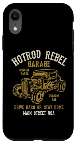 Hotrod Rebel Automotive Nostalgie Old Car Distressed Design Hülle für iPhone XR Hotrod Rebel Automotive Nostalgie Old Car Distressed Design Hülle für iPhone XR von Awesome Classic Hotrod Car Designs and Souvenirs
