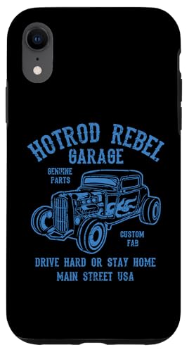 Hotrod Rebel Automotive Nostalgie Old Car Distressed Design Hülle für iPhone XR Hotrod Rebel Automotive Nostalgie Old Car Distressed Design Hülle für iPhone XR von Awesome Classic Hotrod Car Designs and Souvenirs