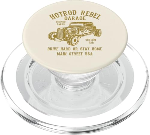 Hotrod Rebel Automotive Nostalgie Old Car Distressed Design PopSockets PopGrip für MagSafe Hotrod Rebel Automotive Nostalgie Old Car Distressed Design PopSockets PopGrip für MagSafe von Awesome Classic Hotrod Car Designs and Souvenirs