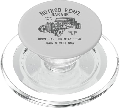Hotrod Rebel Automotive Nostalgie Old Car Distressed Design PopSockets PopGrip für MagSafe Hotrod Rebel Automotive Nostalgie Old Car Distressed Design PopSockets PopGrip für MagSafe von Awesome Classic Hotrod Car Designs and Souvenirs