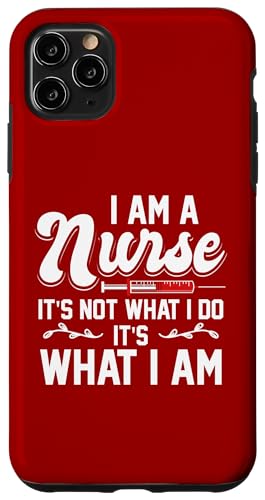Ich bin eine Krankenschwester Es ist nicht was ich tue, es ist was ich bin Hülle für iPhone 11 Pro Max Ich bin eine Krankenschwester Es ist nicht was ich tue, es ist was ich bin Hülle für iPhone 11 Pro Max von Awesome Designs