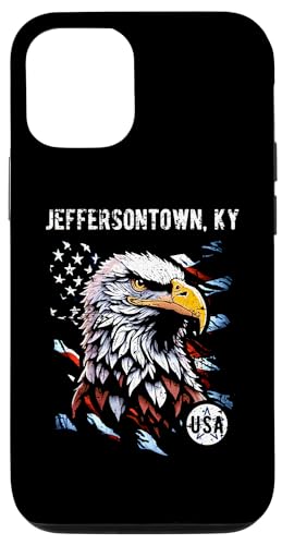 Jeffersontown KY Patriotischer Adler USA Flagge Vintage Design Hülle für iPhone 12/12 Pro Jeffersontown KY Patriotischer Adler USA Flagge Vintage Design Hülle für iPhone 12/12 Pro von Awesome Jeffersontown KY USA Designs and Souvenirs