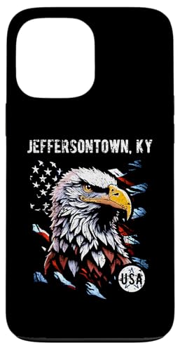 Jeffersontown KY Patriotischer Adler USA Flagge Vintage Design Hülle für iPhone 13 Pro Max Jeffersontown KY Patriotischer Adler USA Flagge Vintage Design Hülle für iPhone 13 Pro Max von Awesome Jeffersontown KY USA Designs and Souvenirs