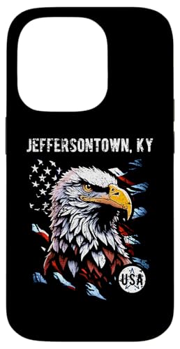 Jeffersontown KY Patriotischer Adler USA Flagge Vintage Design Hülle für iPhone 14 Pro Jeffersontown KY Patriotischer Adler USA Flagge Vintage Design Hülle für iPhone 14 Pro von Awesome Jeffersontown KY USA Designs and Souvenirs