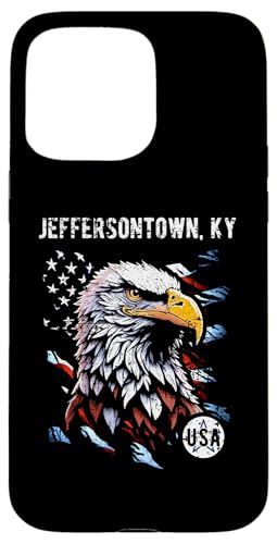 Jeffersontown KY Patriotischer Adler USA Flagge Vintage Design Hülle für iPhone 15 Pro Max Jeffersontown KY Patriotischer Adler USA Flagge Vintage Design Hülle für iPhone 15 Pro Max von Awesome Jeffersontown KY USA Designs and Souvenirs