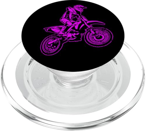 Motocross Dirt Bike Motorrad Racing Design Used-Look PopSockets PopGrip für MagSafe Motocross Dirt Bike Motorrad Racing Design Used-Look PopSockets PopGrip für MagSafe von Awesome Motocross Dirt Bike Designs and Souvenirs