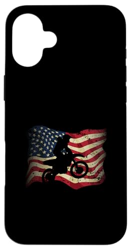 Motocross USA Flagge Dirt Bike Amerikanische Flagge Used-Look Hülle für iPhone 16 Plus Motocross USA Flagge Dirt Bike Amerikanische Flagge Used-Look Hülle für iPhone 16 Plus von Awesome Motocross Dirt Bike Designs and Souvenirs