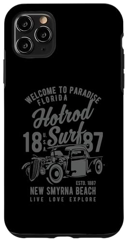Smyrna Beach Florida Retro Hotrod Surf Design Hülle für iPhone 11 Pro Max Smyrna Beach Florida Retro Hotrod Surf Design Hülle für iPhone 11 Pro Max von Awesome New Smyrna Beach Florida Souvenirs Designs