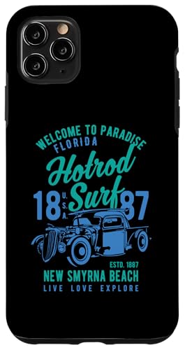 Smyrna Beach Florida Retro Hotrod Surf Design Hülle für iPhone 11 Pro Max Smyrna Beach Florida Retro Hotrod Surf Design Hülle für iPhone 11 Pro Max von Awesome New Smyrna Beach Florida Souvenirs Designs
