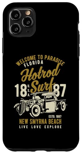 Smyrna Beach Florida Retro Hotrod Surf Design Hülle für iPhone 11 Pro Max Smyrna Beach Florida Retro Hotrod Surf Design Hülle für iPhone 11 Pro Max von Awesome New Smyrna Beach Florida Souvenirs Designs