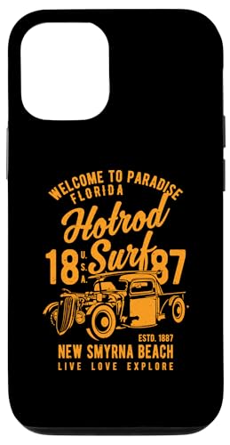 Smyrna Beach Florida Retro Hotrod Surf Design Hülle für iPhone 12/12 Pro Smyrna Beach Florida Retro Hotrod Surf Design Hülle für iPhone 12/12 Pro von Awesome New Smyrna Beach Florida Souvenirs Designs