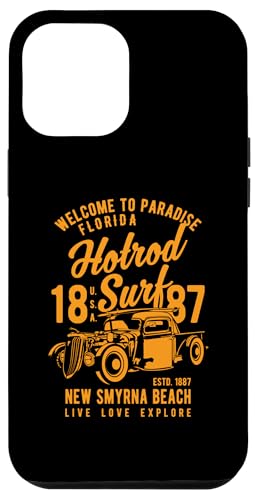Smyrna Beach Florida Retro Hotrod Surf Design Hülle für iPhone 12 Pro Max Smyrna Beach Florida Retro Hotrod Surf Design Hülle für iPhone 12 Pro Max von Awesome New Smyrna Beach Florida Souvenirs Designs