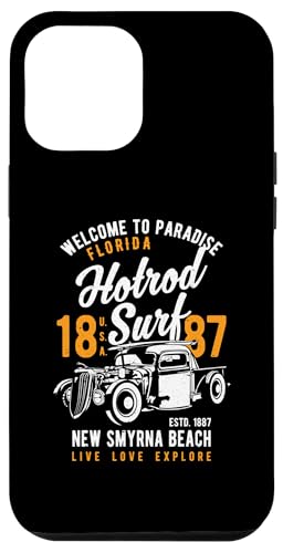 Smyrna Beach Florida Retro Hotrod Surf Design Hülle für iPhone 12 Pro Max Smyrna Beach Florida Retro Hotrod Surf Design Hülle für iPhone 12 Pro Max von Awesome New Smyrna Beach Florida Souvenirs Designs