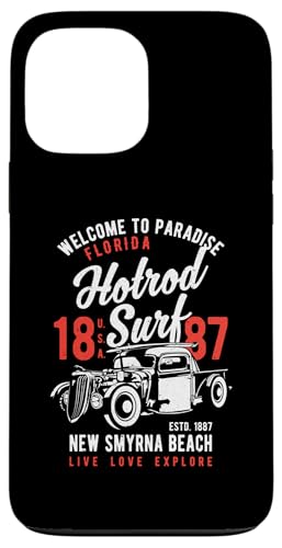 Smyrna Beach Florida Retro Hotrod Surf Design Hülle für iPhone 13 Pro Max Smyrna Beach Florida Retro Hotrod Surf Design Hülle für iPhone 13 Pro Max von Awesome New Smyrna Beach Florida Souvenirs Designs