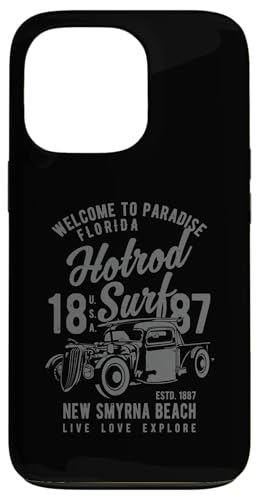 Smyrna Beach Florida Retro Hotrod Surf Design Hülle für iPhone 13 Pro Smyrna Beach Florida Retro Hotrod Surf Design Hülle für iPhone 13 Pro von Awesome New Smyrna Beach Florida Souvenirs Designs