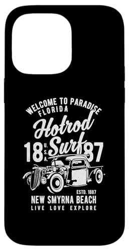Smyrna Beach Florida Retro Hotrod Surf Design Hülle für iPhone 14 Pro Max Smyrna Beach Florida Retro Hotrod Surf Design Hülle für iPhone 14 Pro Max von Awesome New Smyrna Beach Florida Souvenirs Designs