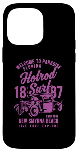 Smyrna Beach Florida Retro Hotrod Surf Design Hülle für iPhone 14 Pro Max Smyrna Beach Florida Retro Hotrod Surf Design Hülle für iPhone 14 Pro Max von Awesome New Smyrna Beach Florida Souvenirs Designs