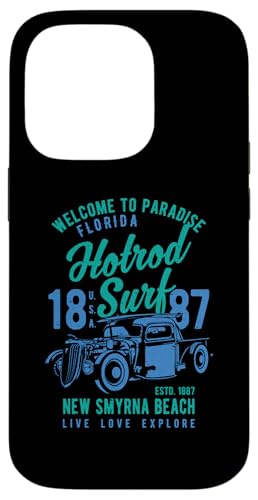 Smyrna Beach Florida Retro Hotrod Surf Design Hülle für iPhone 14 Pro Smyrna Beach Florida Retro Hotrod Surf Design Hülle für iPhone 14 Pro von Awesome New Smyrna Beach Florida Souvenirs Designs
