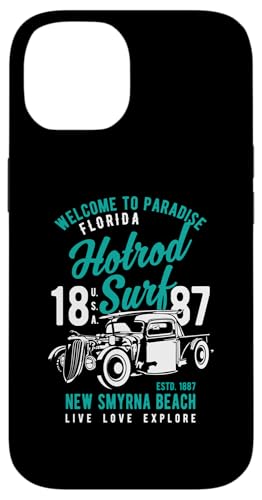 Smyrna Beach Florida Retro Hotrod Surf Design Hülle für iPhone 14 Smyrna Beach Florida Retro Hotrod Surf Design Hülle für iPhone 14 von Awesome New Smyrna Beach Florida Souvenirs Designs