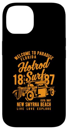 Smyrna Beach Florida Retro Hotrod Surf Design Hülle für iPhone 14 Smyrna Beach Florida Retro Hotrod Surf Design Hülle für iPhone 14 von Awesome New Smyrna Beach Florida Souvenirs Designs