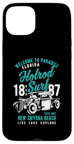 Smyrna Beach Florida Retro Hotrod Surf Design Hülle für iPhone 15 Plus Smyrna Beach Florida Retro Hotrod Surf Design Hülle für iPhone 15 Plus von Awesome New Smyrna Beach Florida Souvenirs Designs