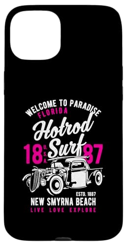 Smyrna Beach Florida Retro Hotrod Surf Design Hülle für iPhone 15 Plus Smyrna Beach Florida Retro Hotrod Surf Design Hülle für iPhone 15 Plus von Awesome New Smyrna Beach Florida Souvenirs Designs