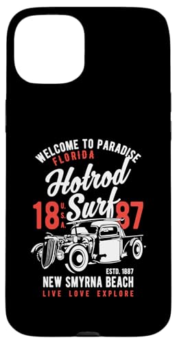 Smyrna Beach Florida Retro Hotrod Surf Design Hülle für iPhone 15 Plus Smyrna Beach Florida Retro Hotrod Surf Design Hülle für iPhone 15 Plus von Awesome New Smyrna Beach Florida Souvenirs Designs