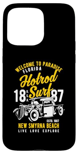 Smyrna Beach Florida Retro Hotrod Surf Design Hülle für iPhone 15 Pro Max Smyrna Beach Florida Retro Hotrod Surf Design Hülle für iPhone 15 Pro Max von Awesome New Smyrna Beach Florida Souvenirs Designs
