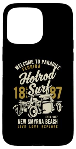 Smyrna Beach Florida Retro Hotrod Surf Design Hülle für iPhone 15 Pro Max Smyrna Beach Florida Retro Hotrod Surf Design Hülle für iPhone 15 Pro Max von Awesome New Smyrna Beach Florida Souvenirs Designs