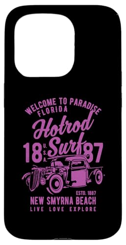 Smyrna Beach Florida Retro Hotrod Surf Design Hülle für iPhone 15 Pro Smyrna Beach Florida Retro Hotrod Surf Design Hülle für iPhone 15 Pro von Awesome New Smyrna Beach Florida Souvenirs Designs
