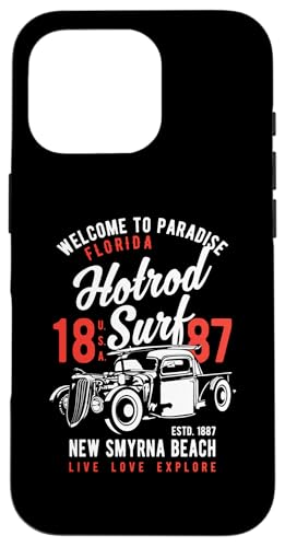 Smyrna Beach Florida Retro Hotrod Surf Design Hülle für iPhone 16 Pro Smyrna Beach Florida Retro Hotrod Surf Design Hülle für iPhone 16 Pro von Awesome New Smyrna Beach Florida Souvenirs Designs