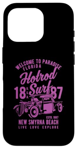 Smyrna Beach Florida Retro Hotrod Surf Design Hülle für iPhone 16 Pro Smyrna Beach Florida Retro Hotrod Surf Design Hülle für iPhone 16 Pro von Awesome New Smyrna Beach Florida Souvenirs Designs