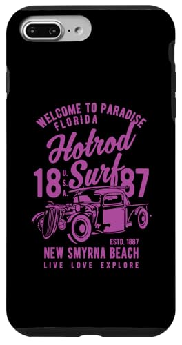 Smyrna Beach Florida Retro Hotrod Surf Design Hülle für iPhone 7 Plus/8 Plus Smyrna Beach Florida Retro Hotrod Surf Design Hülle für iPhone 7 Plus/8 Plus von Awesome New Smyrna Beach Florida Souvenirs Designs