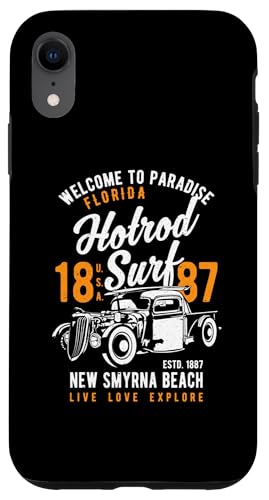 Smyrna Beach Florida Retro Hotrod Surf Design Hülle für iPhone XR Smyrna Beach Florida Retro Hotrod Surf Design Hülle für iPhone XR von Awesome New Smyrna Beach Florida Souvenirs Designs