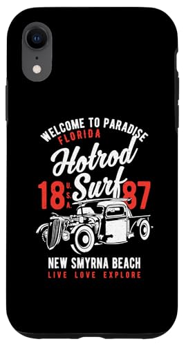Smyrna Beach Florida Retro Hotrod Surf Design Hülle für iPhone XR Smyrna Beach Florida Retro Hotrod Surf Design Hülle für iPhone XR von Awesome New Smyrna Beach Florida Souvenirs Designs