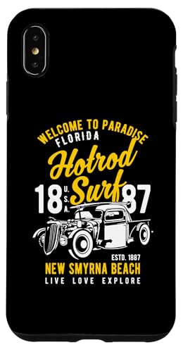 Smyrna Beach Florida Retro Hotrod Surf Design Hülle für iPhone XS Max Smyrna Beach Florida Retro Hotrod Surf Design Hülle für iPhone XS Max von Awesome New Smyrna Beach Florida Souvenirs Designs