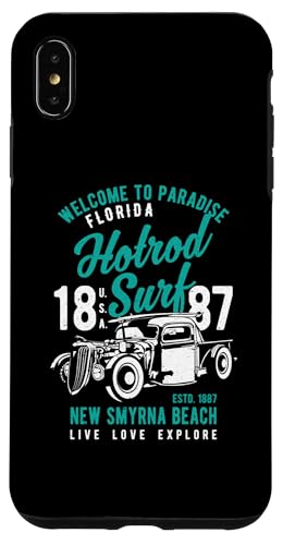 Smyrna Beach Florida Retro Hotrod Surf Design Hülle für iPhone XS Max Smyrna Beach Florida Retro Hotrod Surf Design Hülle für iPhone XS Max von Awesome New Smyrna Beach Florida Souvenirs Designs