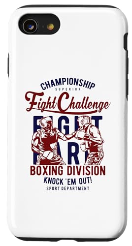 Boxen, MMA, Kampfsport, Retro-Design, Vintage-Stil Hülle für iPhone SE (2020) / 7 / 8 von Awesome Retro Boxing MMA Fighting Sports Designs